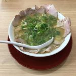 しょうゆとんこつ味の「横綱ラーメン」 岐阜店(国道21号沿い)