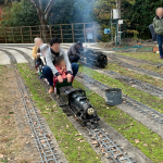 裾野市の日本庭園鉄道の運転会でミニ SL に乗ってきた!!